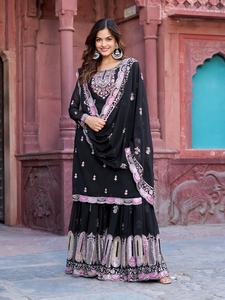 Último Diseño de Salwar Kameez para Bodas y Fiestas Indias y Pakistaníes para Mujer, FATEMA FASHION, Secado Rápido, Casual, Precio al por Mayor en India - Product Image 5