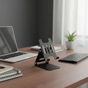 Soporte Móvil Metálico Multiángulo para Smartphones y Tablets, Ajustable para Escritorio, para Uso en Oficina - Product Image 2