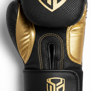 Guantes de Boxeo MMA Blackthorn, los Mejores del Mundo, para Kickboxing y Muay Thai, Transpirables, de Cuero PU, con Cierre de Gancho y Bucle, Tallas 10oz-16oz - Product Image 2