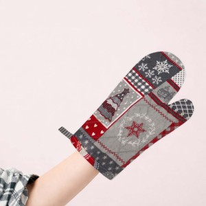 Nueva Colección en Tendencia: Guante de Horno Navideño 100% Algodón de Buena Calidad, Ecológico, Apto para Microondas - Product Image 2