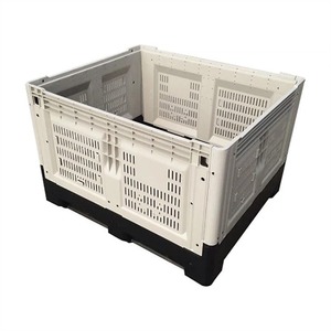 High Capacity Agricultural Plastic Pallet <b>Container</b> <b>Stackable</b> Bulk <b>Storage</b> Box for Fruits and Vegetables - Product Image 6
