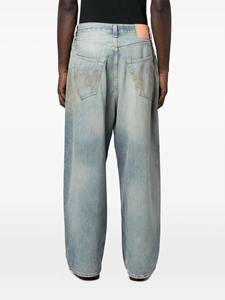 Men's Outdoor Sports Safari Style Cargo Pants <b>Waterproof</b> Windproof Breathable Fleece Embroidered Mid Waist - Product Image 3