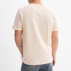 Men's High Quality Custom Heavy Weight Unisex Boxy Fit <b>Thick</b> Plain Cotton <b>t</b> <b>Shirt</b> Cotton Textured Short-Sleeve <b>Shirt</b> - Product Image 2