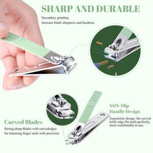 Personal Care Luxury <b>Nail</b> Clipper <b>Kit</b> 18 Piece Set Toe Finger <b>Nail</b> File <b>Nail</b> Clippers <b>Kits</b> Manicure Set - Product Image 3