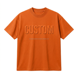 Tissu peigné OEM de haute qualité 100 % coton, logo frontal brodé sur mesure ou imprimé en sérigraphie, 220 g/m², poids lourd, coupe ample - Product Image 2