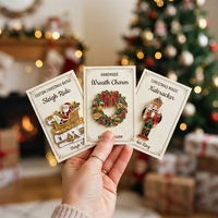 Broche émaillée Joyeux Noël et Nouvel An, motif Père Noël dessin animé avec geste OK, pour sac à dos, badge, bijou, cadeau, vente en gros