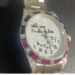 Reloj de Diamantes Cultivados en Laboratorio de Alta Calidad, Totalmente Nuevo, con Incrustaciones de Diamantes Incoloros para Hombre, Precio al por Mayor de la Mejor Calidad - Product Image 6