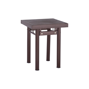 Industrial Midcentury End <b>Table</b> Metal Top <b>Iron</b> Pipe Leg Frame Coffee <b>Table</b> for Cafe Restaurant Hotel Balcony Lounge Project - Product Image 1