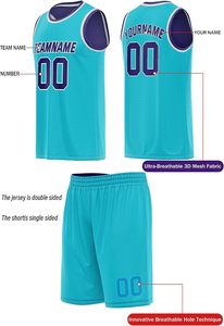 Camisetas de Baloncesto Reversibles Personalizadas para Hombres, Mujeres y Jóvenes, Uniformes de Equipo y Liga con Nombre, Número y Logotipo Impresos - Product Image 4