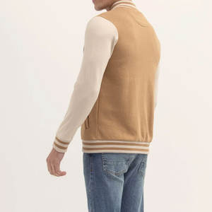 Veste d'hiver respirante, coupe-vent et écologique, fournisseur direct d'usine, veste de baseball de qualité supérieure, veste varsity pour hommes - Product Image 4