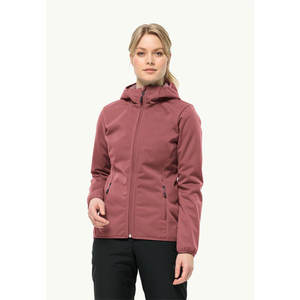 Veste softshell pour femme avec logo personnalisé, coupe-vent, imperméable, pour la randonnée, avec poche zippée - Product Image 1