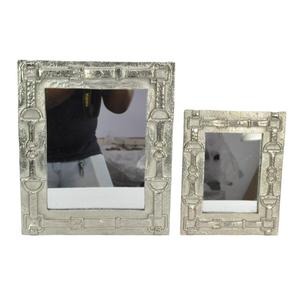 Decorative Rectangular <b>Silver</b> <b>Framed</b> Horse Bit Design <b>Mirror</b> Wall Decor <b>Mirror</b> Decoration For Home Handmade - Product Image 2