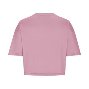 custom Crop Top <b>tShirts</b> and Tops <b>Plain</b> regular fit short Sleeve crop length t Shirt Women's 100% cotton screen printing t-shirt - Product Image 3