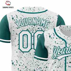 Camiseta de Béisbol Sublimada Personalizada de Alta Calidad para Hombres y Niños, Camisetas Deportivas para Equipos, Diseño Personalizado OEM - Product Image 5