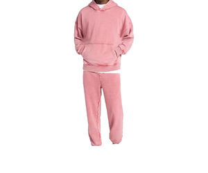 Ensemble de survêtement streetwear pour homme : pull à capuche chaud en coton 100% de qualité supérieure et pantalon de survêtement pour l'automne - Product Image 1