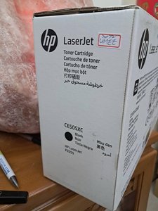 Cartouche de toner noir haute capacité authentique HP CE505XC d'origine - Product Image 2