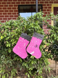 Metallic Leather Christmas Stocking New Arrival For Family Christmas Tree <b>Fireplace</b> Hanging and Party Decoration Gift Bag - Product Image 2