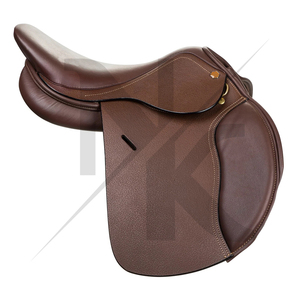 Selle d'équitation de dressage en cuir naturel souple personnalisable de haute qualité, en bois, durable et confortable pour l'équitation anglaise - Product Image 4