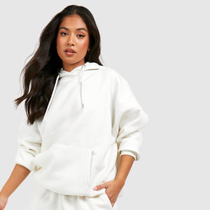 Conjunto de Sudadera con Capucha y Pantalones de Chándal de Invierno para Mujer, Diseño Personalizado con Logotipo, Estilo Casual, Talla Grande, Cierre de Pullover, 2 Piezas - Product Image 6