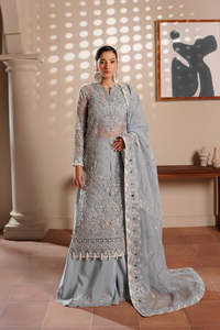 Robes de mode élégantes, robes de mariée, tenues de mariage, robes de soirée longues, broderies faites à la main, travail complet de sequins, robes de réception - Product Image 3