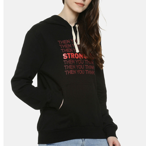 Premium Quality Women's Pullover Hoodies 100% Cotton High Street Lined Comfortable Winter <b>Clothing</b> Hooded Collar Hot Selling - Product Image 4