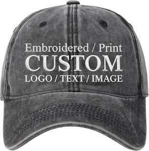 Casquette de baseball brodée personnalisée, 6 panneaux, ajustable, unisexe, en sergé de coton, décontractée, avec logo imprimé sur le devant - Product Image 2