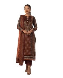 Vestido Shalwar Kameez para mujer, vestido de seda de excelente calidad Kuchi Afghani International WS, superventas de Pakistán - Product Image 1