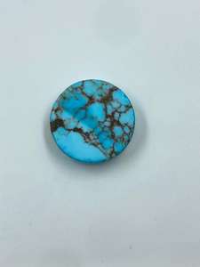 Pierre précieuse naturelle de turquoise de haute qualité pour la fabrication de bijoux, 20 mm, ronde, élégante, pour bague de mariée, provenant d'un fabricant indien, au prix de gros - Product Image 3