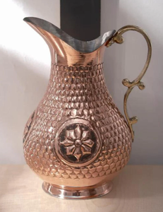 Nouveauté : Carafe en verre finition rustique, design martelé, tasses et soucoupes à thé vintage, compatibles lave-vaisselle, pour hôtels, restaurants et usage domestique - Product Image 6