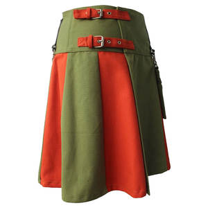 Kilt Escocés Hecho a Mano para Hombre - Kilt Multicolor de Lona y 100% Algodón 2026 - Product Image 4