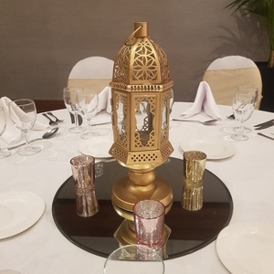 Wholesale Home Tabletop Decorative Wedding Centerpiece Metal <b>Moroccan</b> Candle Holder <b>Lantern</b> - Product Image 1