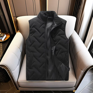 แจ็กเก็ตเสื้อกั๊กแฟชั่นลำลองของผู้ชายใหม่กันลมไซส์ใหญ่พิเศษเสื้อกั๊กเดินป่าแบบลำลอง - Product Image 4