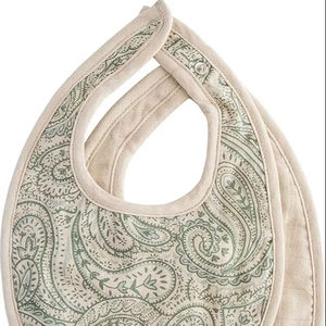 Bavoirs en mousseline écologiques 100% bambou, tissu naturel et sûr - Product Image 1