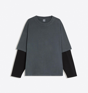 เสื้อเชิ้ตแขนยาวคุณภาพสูงสองชั้นสำหรับผู้ชาย พร้อมออกแบบและโลโก้ตามสั่ง - Product Image 1