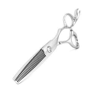 Professional Offset <b>Handle</b> Hair Thinning Scissors Stainless Steel Barber <b>Shears</b> Texturizing Scissors - Product Image 3