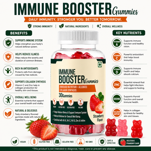 Gomitas Premium para Reforzar el Sistema Inmunitario con Baya del Saúco, Vitamina C, Vitamina D3 y Zinc, Apoyo Inmunitario Diario para Adultos y Niños - Product Image 4
