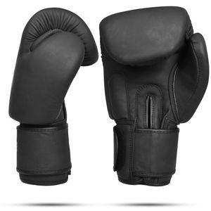 Premium Genuine Leather Boxing Gloves Sanda MMA Kickboxing Muay Thai Training Sparring Heavy Bag Work for <b>Strap</b> Closure - Product Image 4