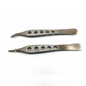 Pinzas Adson Manuales de Alta Calidad, Instrumento Quirúrgico, Curvas, Dentadas, Agarre Preciso, Acero Inoxidable, Certificación CE - Product Image 3