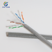 Câble réseau Cat5 en gros, 8 conducteurs, cuivre nu/CCA, paire torsadée non blindée, cordon de raccordement Ethernet LAN Catégorie 5
