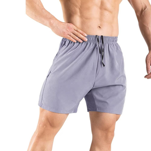Shorts de sport pour hommes à taille élastique, séchage rapide, respirants, imperméables, taille haute – En promotion à prix abordable - Product Image 4