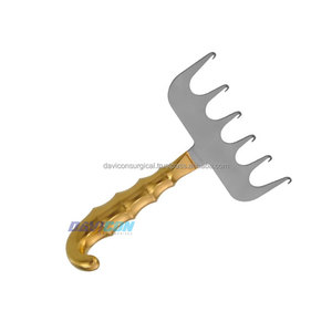 YANCOSKIE 19cm Retractor de Abdominoplastia Grapadora de piel manual con 6 puntas afiladas de acero inoxidable y tubo de succión de plástico - Product Image 2