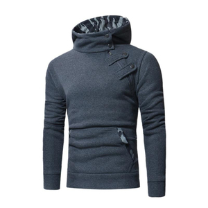 Men’s Casual Hoodie <b>Sweatshirt</b> Oversized Baggy Pullover <b>Long</b> Sleeve Cotton Streetwear Bulk Supplier OEM Manufacturer - Product Image 5