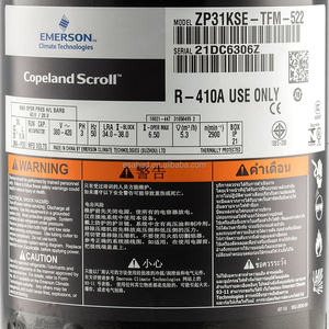 คอมเพรสเซอร์บิทเซอร์แบบกึ่งสุญญากาศรุ่น ZP31K5E-PFV-130 ZP31K5E-PFV-830 622 ของแท้สำหรับเครื่องทำความเย็นแบบระบายความร้อนด้วยน้ำ - Product Image 6