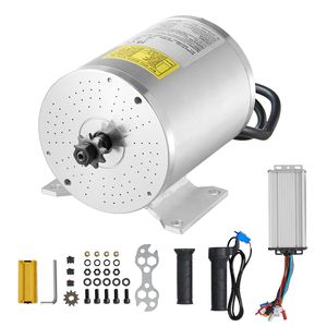 Kit Motore DC Brushless 48V 4500rpm per Bici Elettriche 1800W con Regolatore di Velocità e Manopola Acceleratore - Product Image 1