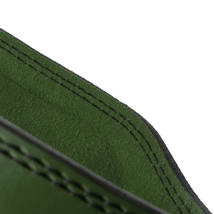 Cinturón de cuero ajustable para levantamiento de pesas con cierre de hebilla para entrenamiento de fuerza, soporte lumbar para gimnasio, unisex, cinturón verde para gimnasio, para hombres - Product Image 6