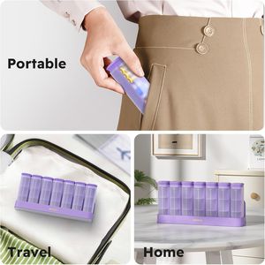 Large 7-Day Weekly <b>Pill</b> Organizer Detachable 3X Daily <b>Pill</b> Box Travel Case for 3 Times Daily <b>Pill</b> Storage <b>Holder</b> for Week-Me - Product Image 2