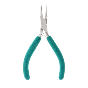 คีมตัดเหล็กคาร์บอนจมูกกลมที่มีด้ามจับกันลื่นสำหรับเครื่องประดับขดลวดมือ DIY สำหรับใช้ในบ้าน - Product Image 2