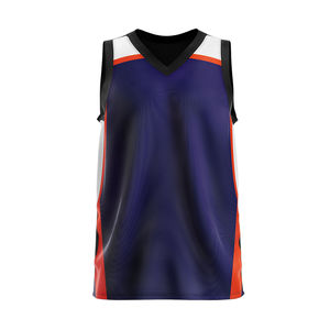 Maillot de basket-ball sur mesure de haute qualité Couleurs personnalisées Tailles personnalisées Logo imprimé Unisexe Respirant - Product Image 3