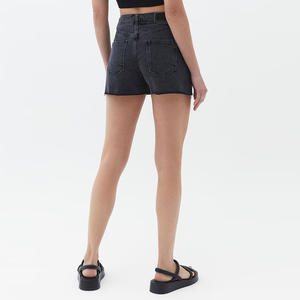Shorts cargo en toile pour femme, taille basse, avec cordon de serrage, formel, imperméable, ODM, avec poches à motif léopard - Product Image 2