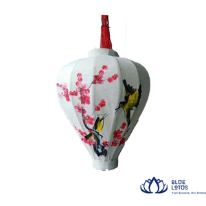 Toile de fond pliable en alliage d'aluminium sérigraphiée, écologique, non toxique et fabriquée à la main, pour usage extérieur - BLUE LOTUS - Product Image 1